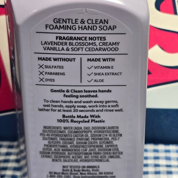 BBW Vanilla Ease Gentle & Clean Foaming Hand Soap 2 Pack - Picture 2 of 2